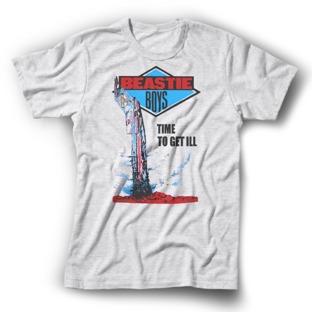 New! Unisex White Beastie Boys Time To Get I'll T-Shirt